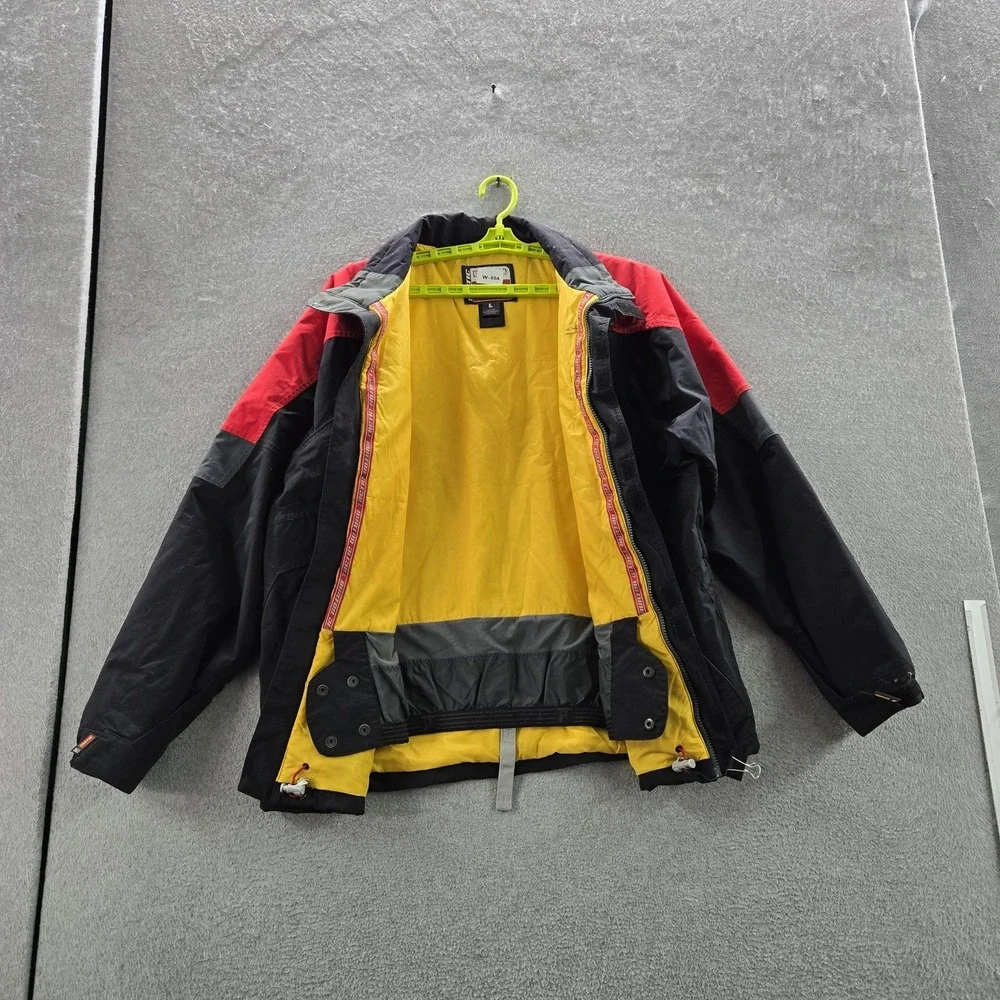 Burton Men Jacket L Black Coating Nylon Polyurethane Snowboarding Ski READ